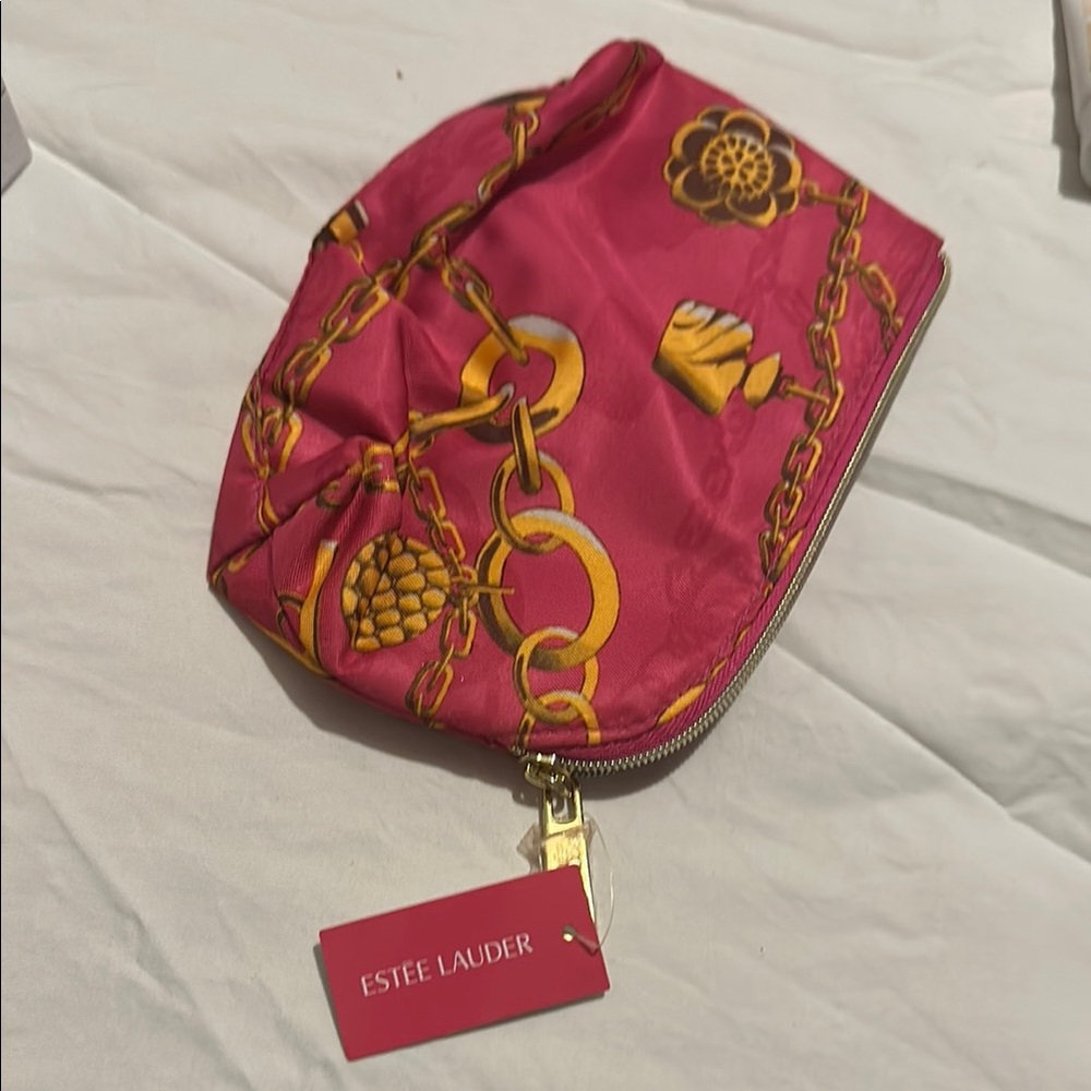 Estee Lauder Pink Cosmetic Bag